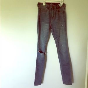 Ripped Medium Wash Hollister Jeans